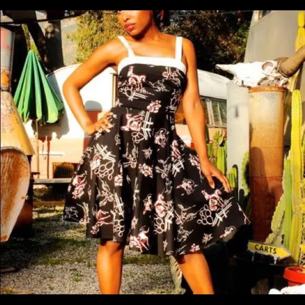 Pinup Couture Netti dress cowboy